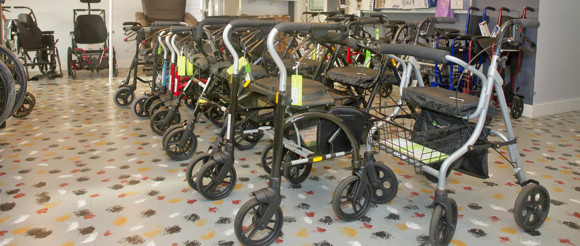 4 Wheel Walkers, 2 Wheel Walkers, No Wheel Walkers