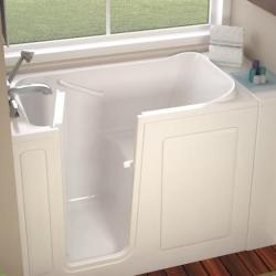 Floor Model Walk In Tub available for discounted purchase at The Comfort Zone Mobility Aids & Spas in Port Alberni. Call 250-724-4477 for pricing 