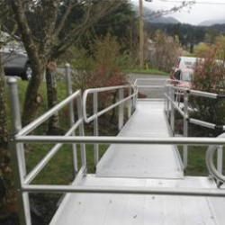 Ramp Installation done by The Comfort Zone Mobility Aids & Spas in Port Alberni, Vancouver Island, BC.  Call to set up an appointment for your onsite survey so that we can provide you with an accurate quote 250 724 4477 or email info@albernicomfortzone.com