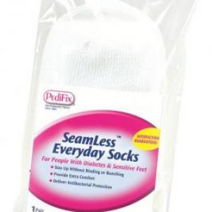 Seamless everyday diabetic socks