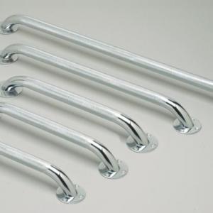 Chrome Knurled grab bars in a variety of lengths