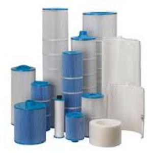 assortment of hot tub filters