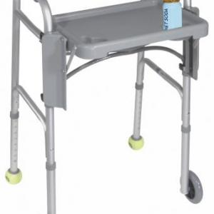 Walker Trays with Cup Holder for folding aluminum 2 wheel or no wheel walkers are available at The Comfort Zone Mobility Aids & Spas in Port Alberni, Vancouver Island, BC. Call for information and pricing 250 724 4477 or email info@albernicomfortzone.com