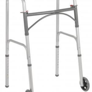 Drive DeVilbiss Healthcare Folding aluminum 2 wheel walker is available at The Comfort Zone Mobility Aids & Spas in Port Alberni, Vancouver Island, BC. Call for information and pricing 250 724 4477 or email info@albernicomfortzone.com
