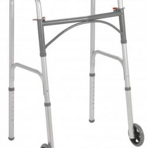 Drive DeVilbiss Healthcare Folding aluminum 2 wheel walker is available at The Comfort Zone Mobility Aids & Spas in Port Alberni, Vancouver Island, BC. Call for information and pricing 250 724 4477 or email info@albernicomfortzone.com