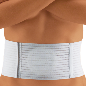 Umbilical Hernia Support - An adhesive layer allows for individual positioning of the silicone pressure pad. Made of elastic, skin-friendly fabric and two supporting splints in the dorsal area.  Call The Comfort Zone Mobility Aids & Spas for Pricing 250 724 4477 or email info@albernicomfortzone.com