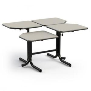 Comfortek Adjustable Height Dining Table available at The Comfort Zone Mobility Aids & Spas In Port Alberni , Vancouver Island BC. 250 724 4477