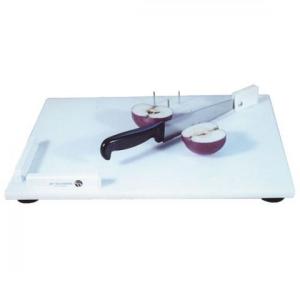 Cutting board with knife attached for single hand use is available through The Comfort Zone Mobility Aids & Spas in Port Alberni, Vancouver Island, BC. Call for information and pricing 250 724 4477 or email info@albernicomfortzone.com