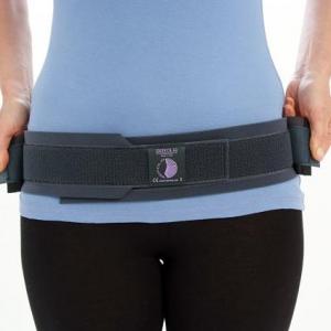 SEROLA SACROILIAC BELT - designed for postural support, pre- and post-pregnancy, sprained SI ligament, hyper-mobility, spasm and pain in the muscles + extra-strong double-pull elastic + thin, cotton webbing with a non-slip mesh + hook-and-loop closure + latex free. Call The Comfort Zone Mobility Aids & Spas for Pricing 250 724 4477 or email info@albernicomfortzone.com