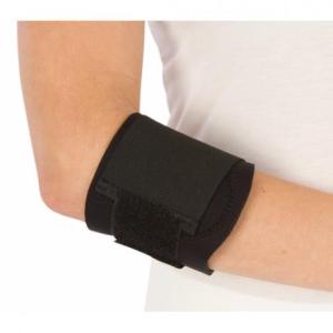 Tennis Elbow Support - Combines neoprene band with unique bladder filled with microspheres for compression over tendon insert point. The microspheres have no memory, which prohibits pressure from being displaced to bony prominences. Ideal for Medial epicondylitis (golfer's elbow) and Lateral epicondylitis (tennis elbow). Call The Comfort Zone Mobility Aids & Spas for Pricing 250 724 4477 or email info@albernicomfortzone.com