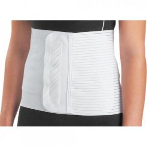 Personal Abdominal Binder - Constructed of multi-panel, vented elastic. Multipanel helps binder conform to patient's body. 9" & 12" heights are non-vented all elastic panel. Ideal for abdominal strain and pain.  Call The Comfort Zone Mobility Aids & Spas for Pricing 250 724 4477 or email info@albernicomfortzone.com