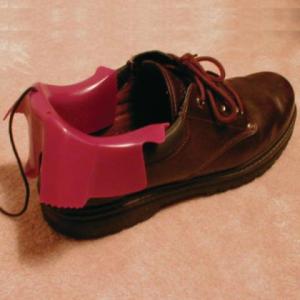 Foot funnel holds your shoe open so foot can glide in smoothly. Available at The Comfort Zone Mobility Aids & Spas in Port Alberni, Vancouver Island BC. Call 250 724 4477 or email info@albernicomfortzone.com