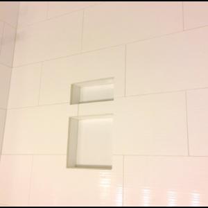 Textured white tile or whatever you choose for your Custom walk in Showers available at The Comfort Zone Mobility Aids & Spas in Port Alberni, Vancouver Island, BC. Call for information 250 724 4477 or email info@albernicomfortzone.com