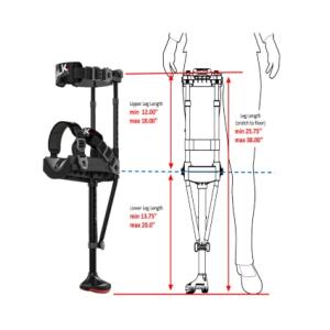 IWalk 2.0 Hands Free Knee Crutch available at The Comfort Zone Mobility Aids & Spas in Port Alberni, Vancouver Island, BC. Call 250 724 4477