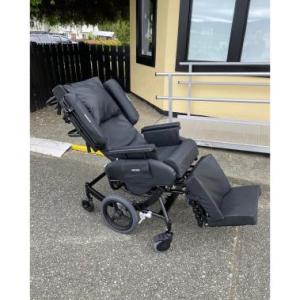 Used BRODA Tilt & Recline Wheelchair 16" x 18.5" with cushions - Call for Price. The Comfort Zone Mobility Aids & Spas 250 724 4477 Port Alberni