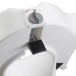 Lock on Raised Toilet Seat with Arm Rentals at The Comfort Zone Mobility Aids & Spas in Port Alberni Vancouver Island BC