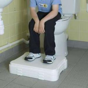 Bath Step in front of toilet available at The Comfort Zone Mobility Aids & Spas in Port Alberni, Vancouver Island, BC