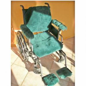 Sheepskin Wheelchair kit is available at The Comfort Zone Mobility Aids & Spas in Port Alberni, Vancouver Island, BC. Call for information and pricing 250 724 4477 or email info@albernicomfortzone.com