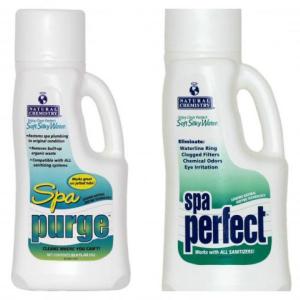 Natural Chemistry Spa Perfect & Spa Purge for your hot tub & Cover available at The Comfort Zone Mobility Aids & Spas in Port Alberni, Vancouver Island, BC. Call for information and pricing 250 724 4477 or email info@albernicomfortzone.com