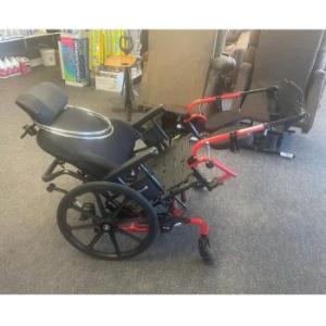 USED Orion III Tilt Wheelchair available at The Comfort Zone Mobility Aids & Spas in Port Alberni BC