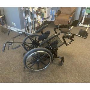 USED Orion II Tilt & Recline Wheelchair available at The Comfort Zone Mobility Aids & Spas in Port Alberni BC