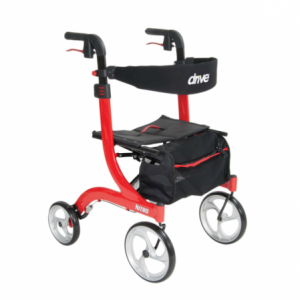Drive DeVilbiss Healthcare NITRO rollator is available at The Comfort Zone Mobility Aids & Spas in Port Alberni, Vancouver Island, BC. Call for information and pricing 250 724 4477 or email info@albernicomfortzone.com