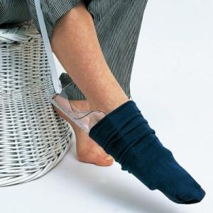 Molded Sock Aids are made from hard acrylic. They are available at The Comfort Zone Mobility Aids & Spas in Port Alberni, Vancouver Island BC. Call 250 724 4477 or email info@albernicomfortzone.com