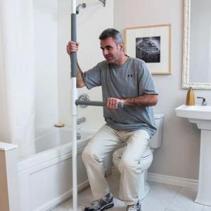 Floor to Ceiling Pole with Bar Rental at The Comfort Zone Port Alberni BC, Vancouver Island