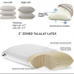 Tallalay Pillow - Allergen free, Breathable, Latex