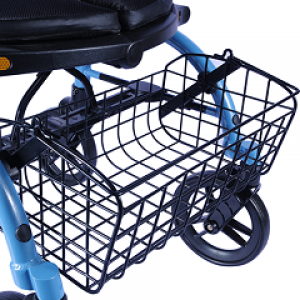 Assorted replacement wire baskets for some rollators  are available at The Comfort Zone Mobility Aids & Spas in Port Alberni, Vancouver Island, BC. Call for information and pricing 250 724 4477 or email info@albernicomfortzone.com