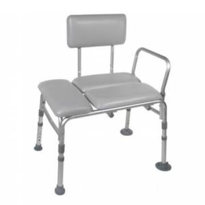 12005KD-1 Transfer Bench with padded seat at The Comfort Zone Mobility Aids & Spas in Port Alberni, Vancouver Island BC