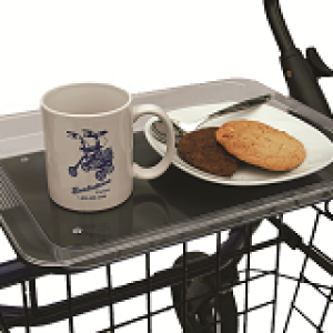 Plastic food & drink trays for some Evolution rollators are available at The Comfort Zone Mobility Aids & Spas in Port Alberni, Vancouver Island, BC. Call for information and pricing 250 724 4477 or email info@albernicomfortzone.com