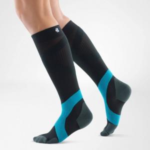 Bauerfeind Training sports sock has special functional zones with light compression to provide protection in stop-and-go sports.. Available through The Comfort Zone Mobility Aids & Spas in Port Alberni BC. 4408 China Creek Road. 250 724 4477