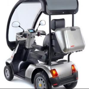 Breeze S4 Hard Canopy & Trunk available from The Comfort Zone Mobility Aids & Spas in Port Alberni, Vancouver Island, BC. Call for information and pricing 250 724 4477 or email info@albernicomfortzone.com