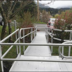 Ramp Installation done by The Comfort Zone Mobility Aids & Spas in Port Alberni, Vancouver Island, BC.  Call to set up an appointment for your onsite survey so that we can provide you with an accurate quote 250 724 4477 or email info@albernicomfortzone.com